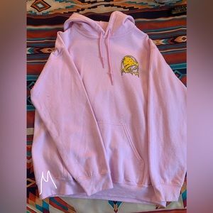 Pink hoodie